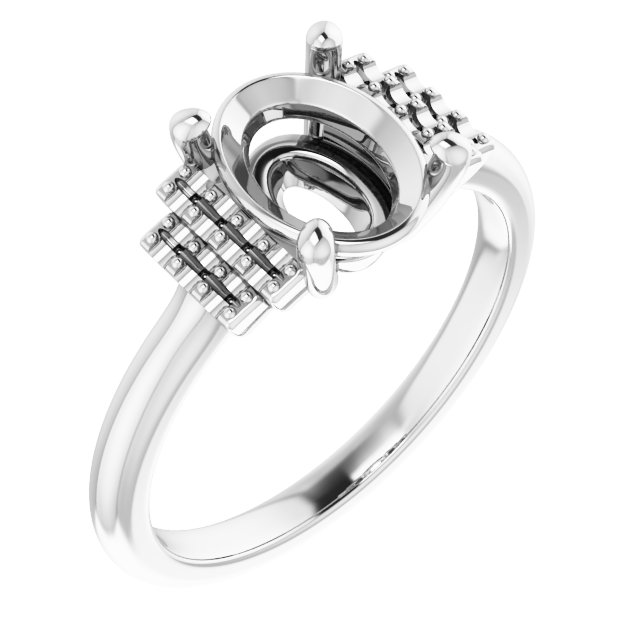 Accented Engagement Ring