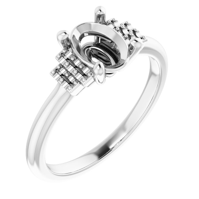 Accented Engagement Ring