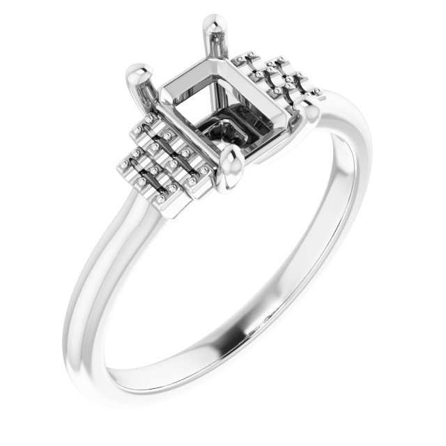 Accented Engagement Ring