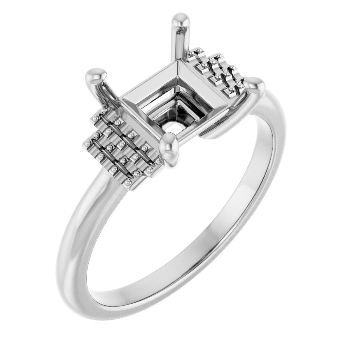 Accented Engagement Ring