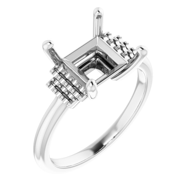 Accented Engagement Ring