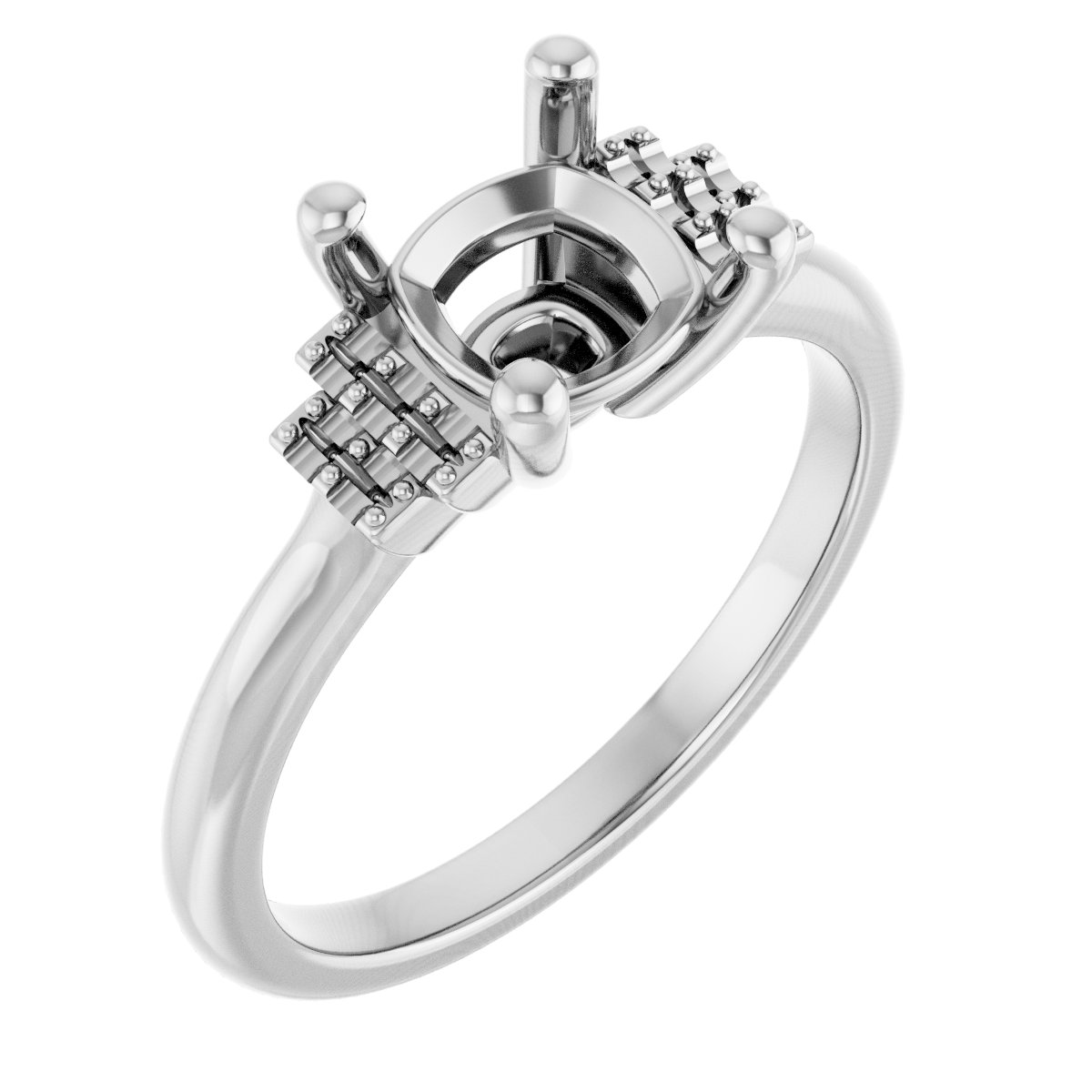Accented Engagement Ring