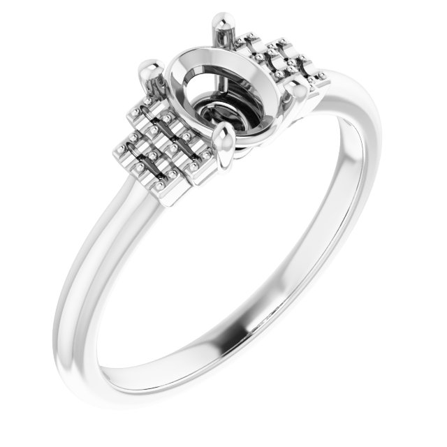 Accented Engagement Ring
