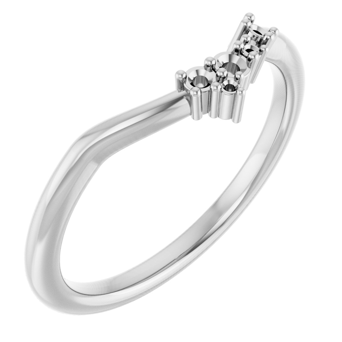 Accented Engagement Ring or Band