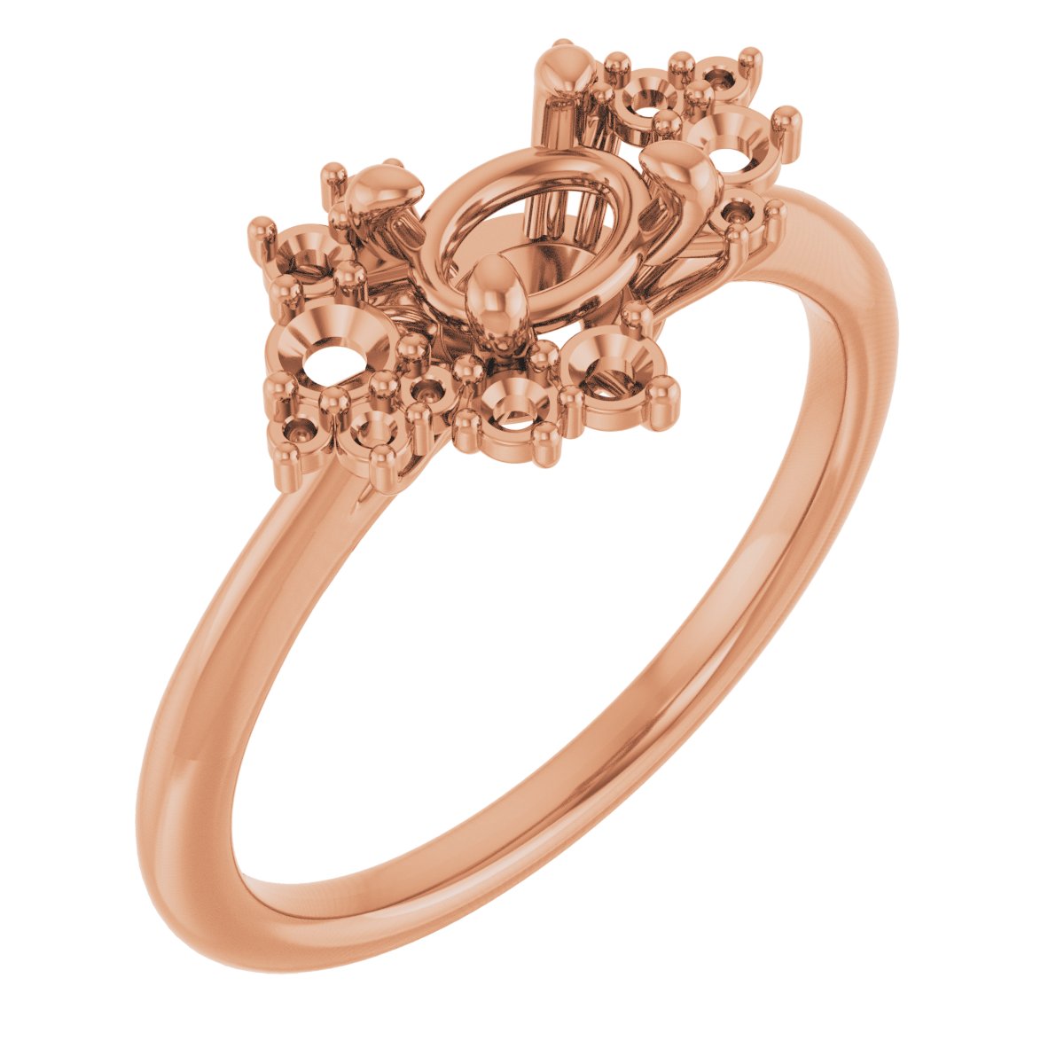 Accented Engagement Ring or Band