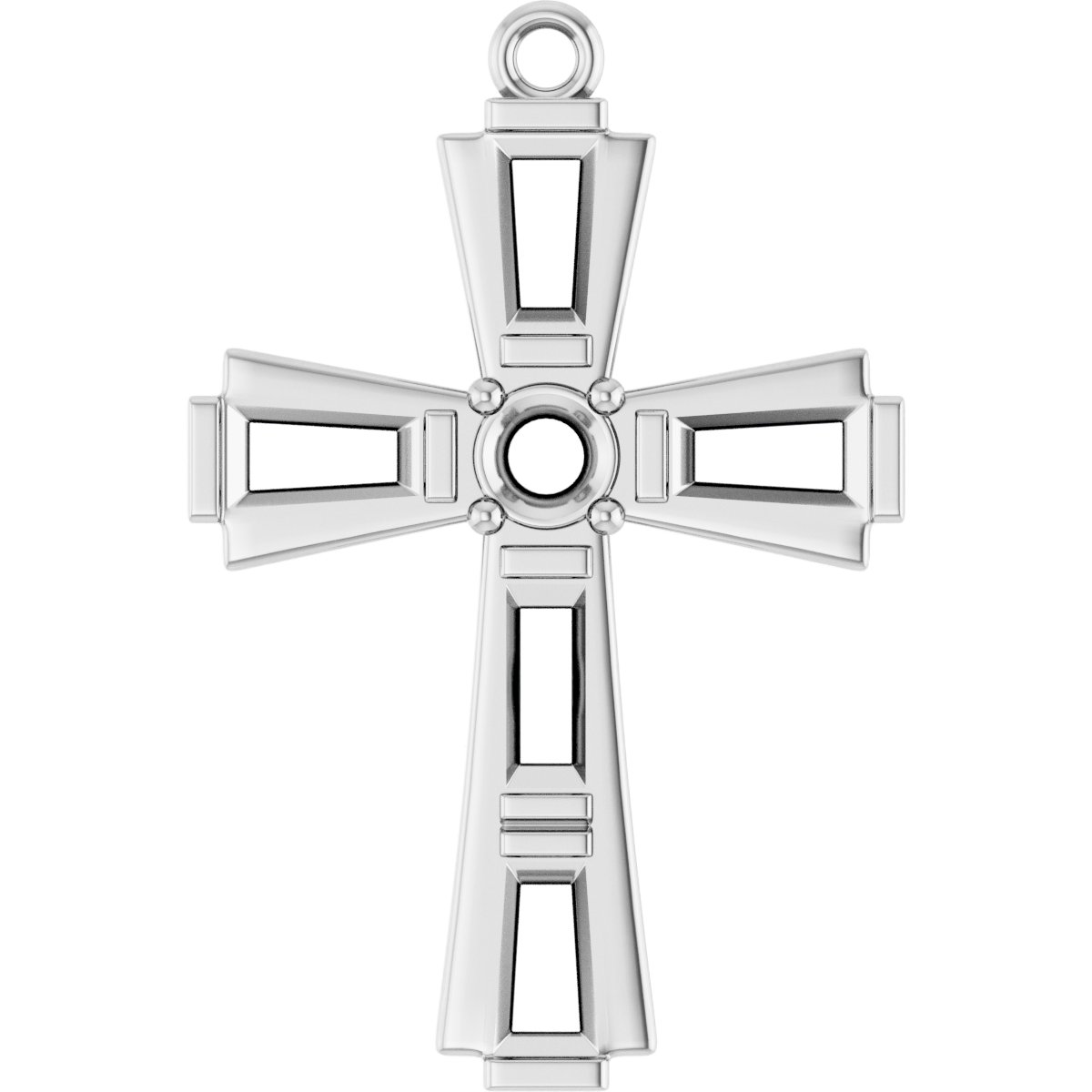 Accented Cross Dangle