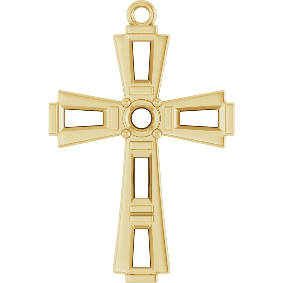 Accented Cross Dangle