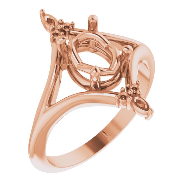 Accented Engagement Ring or Band