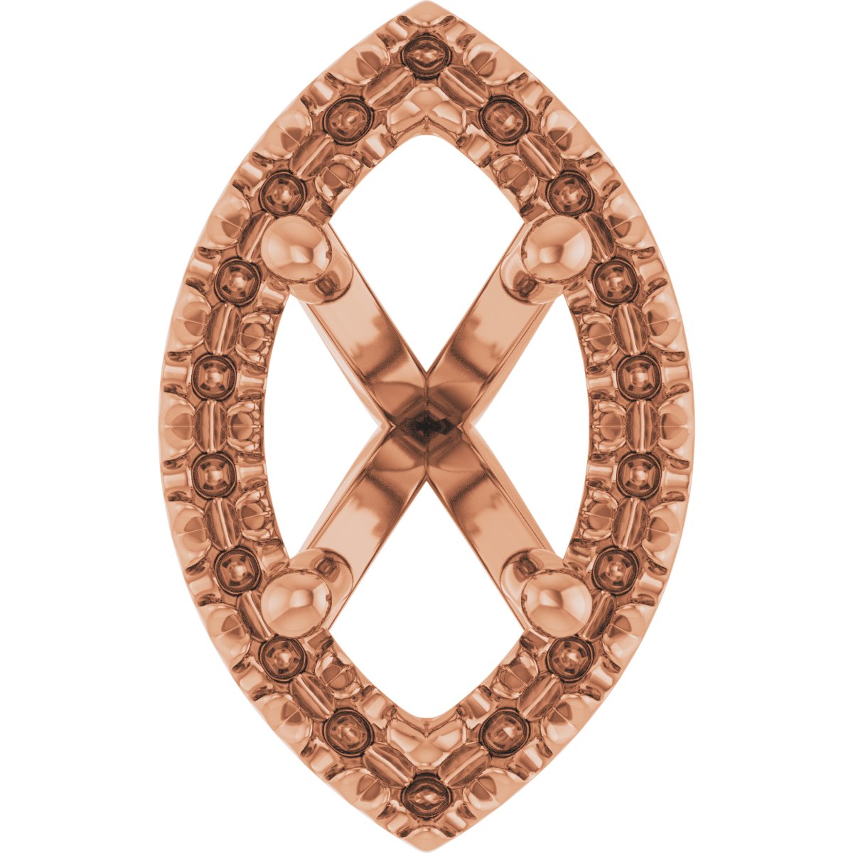 French-Set Halo-Style Peg Setting