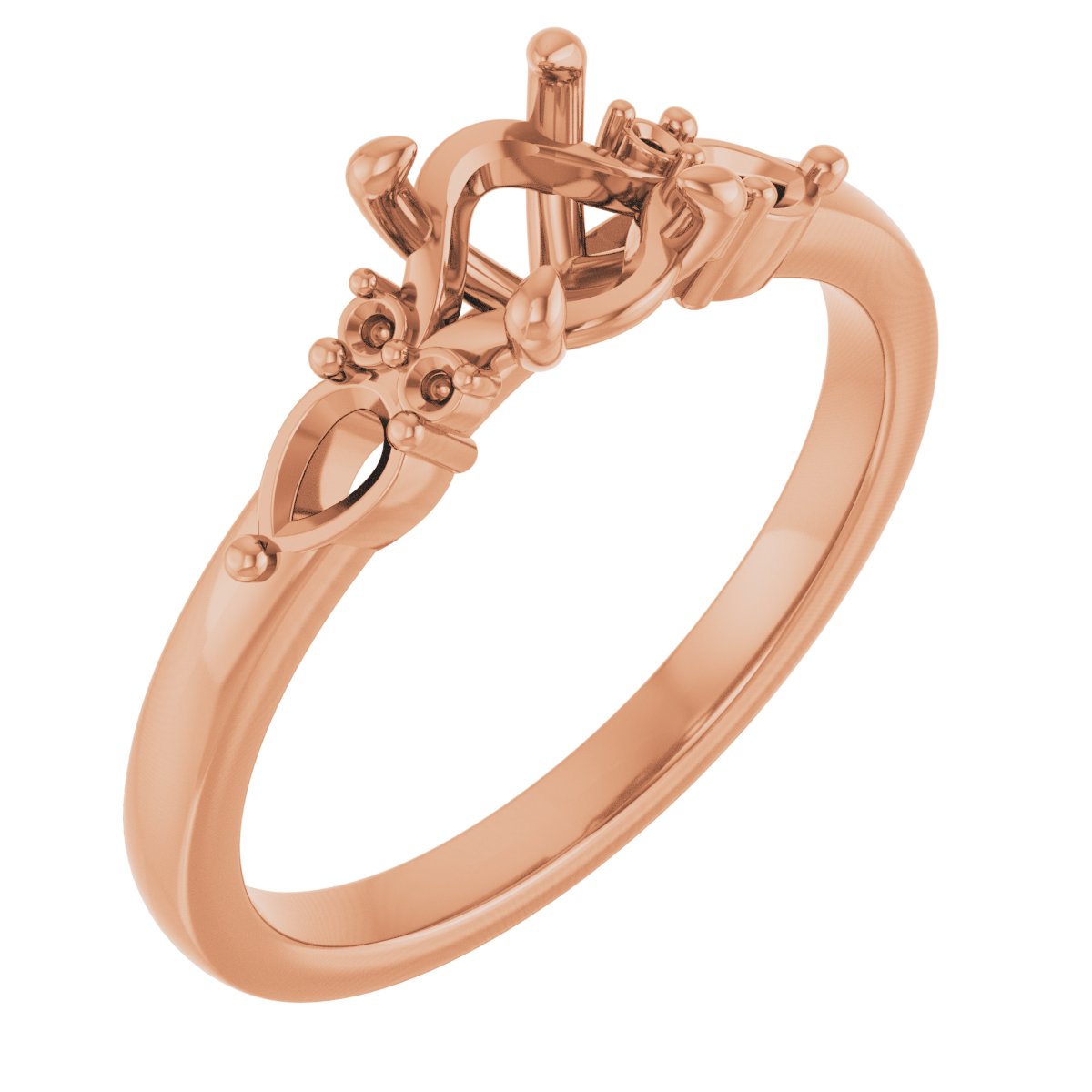 Accented Engagement Ring or Band