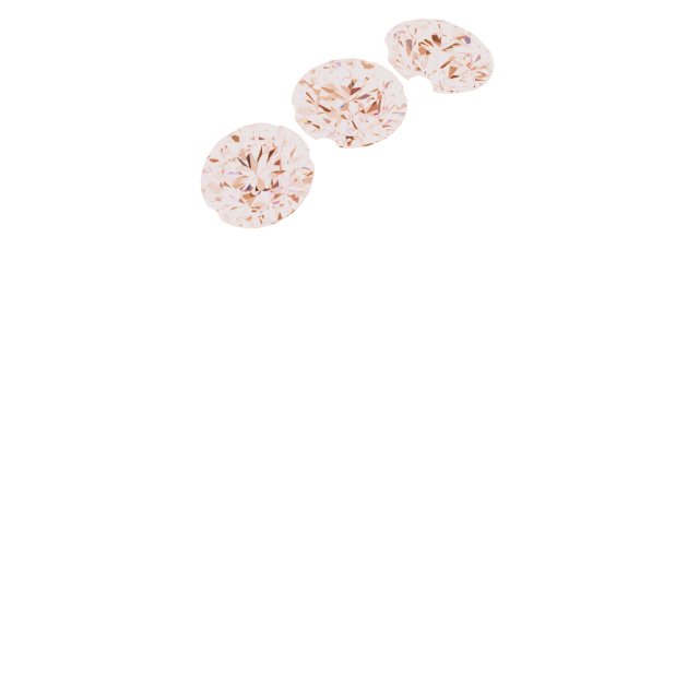 Three-Stone Bypass Ring