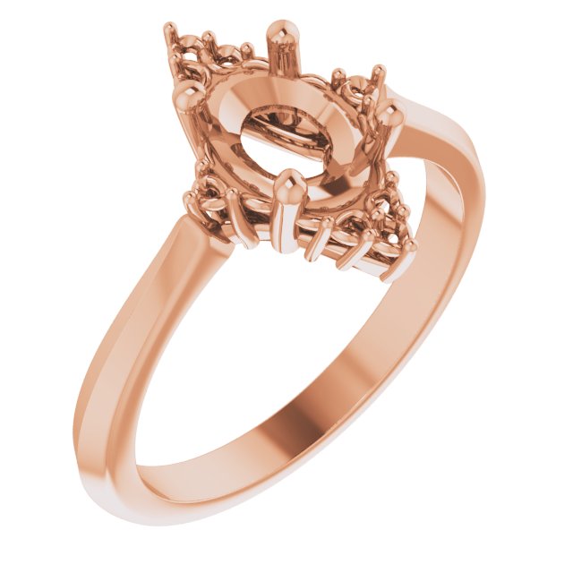 Accented Engagement Ring or Band