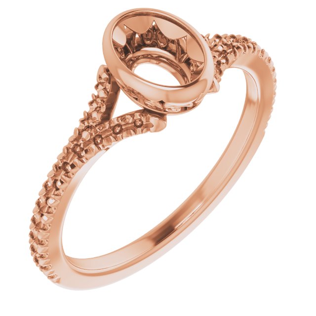 Bezel-Set Accented Engagement Ring or Band