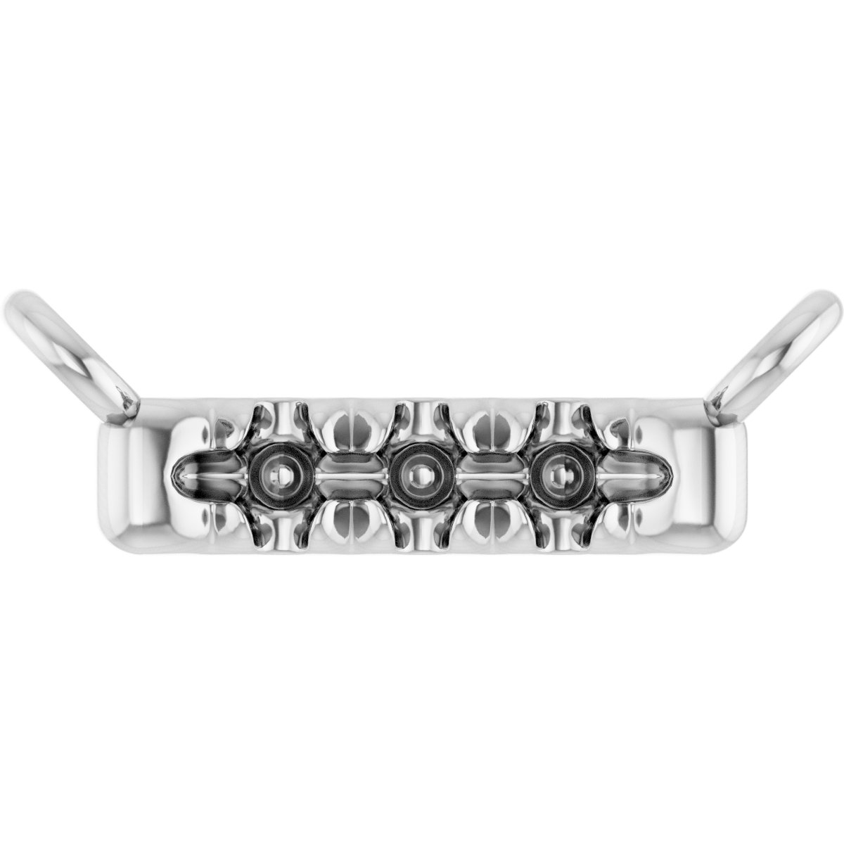French-Set Bar Necklace or Center