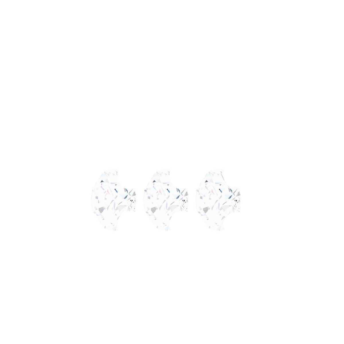 .08 CTW Lab-Grown Diamond French-Set Bar Necklace Center view 2