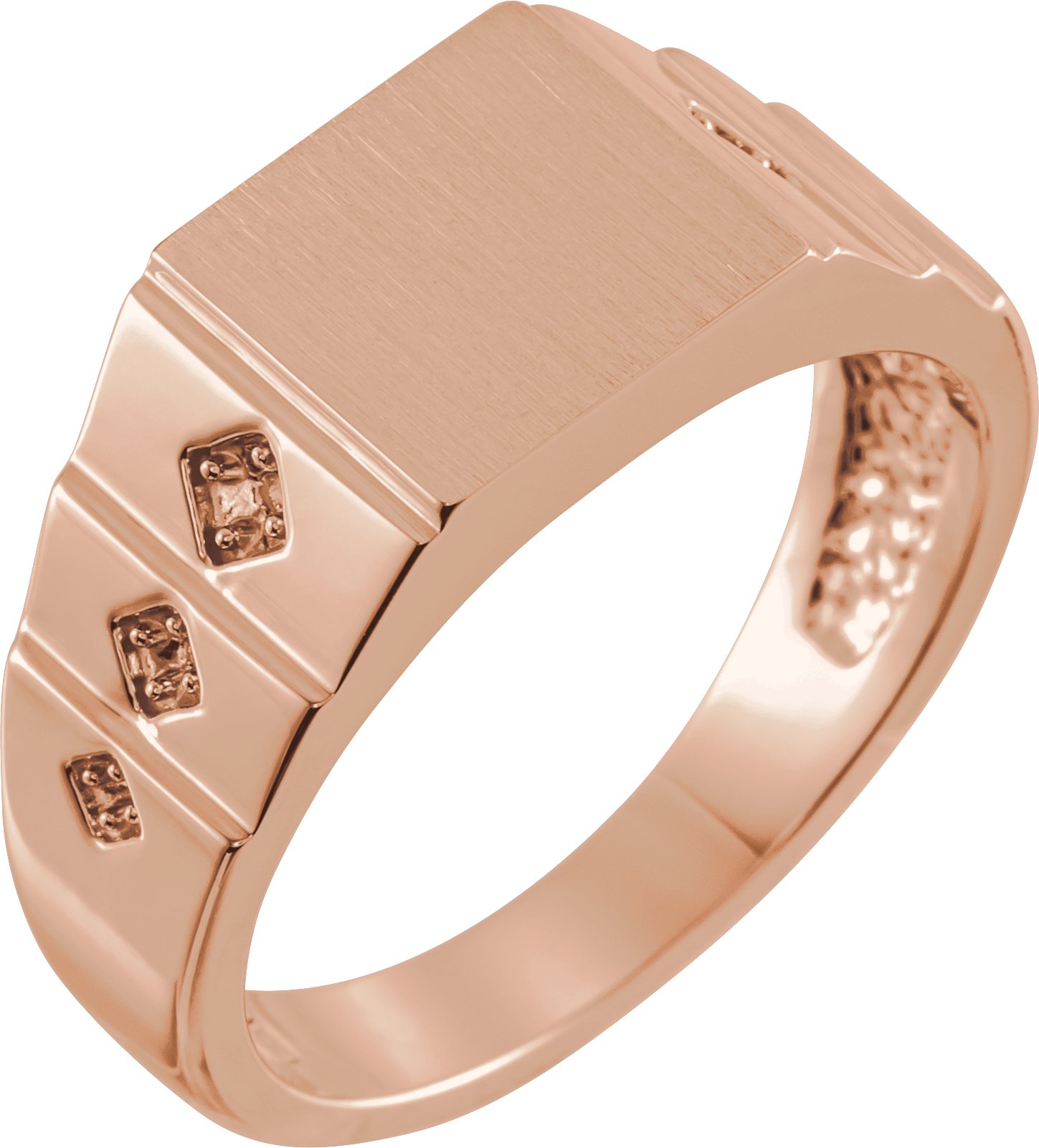 Geometric Signet Ring