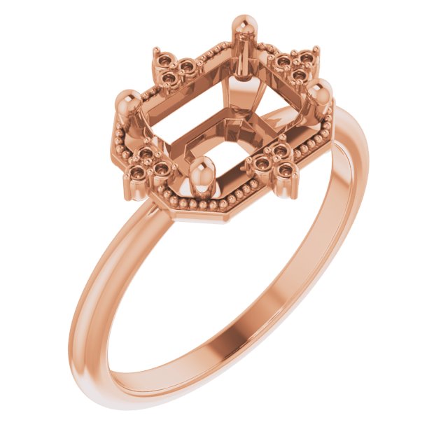 Accented Engagement Ring or Band