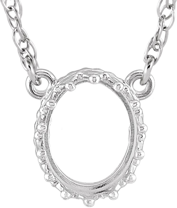 Cabochon Crown Necklace or Center