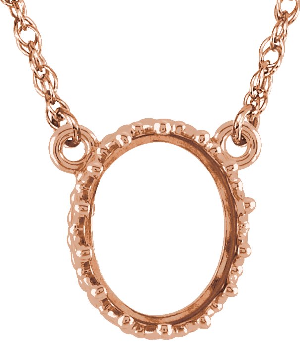 Cabochon Crown Necklace or Center