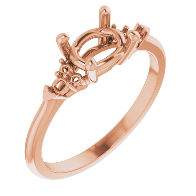 Accented Engagement Ring or Band