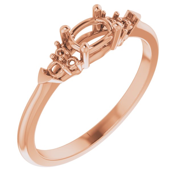 Accented Engagement Ring or Band