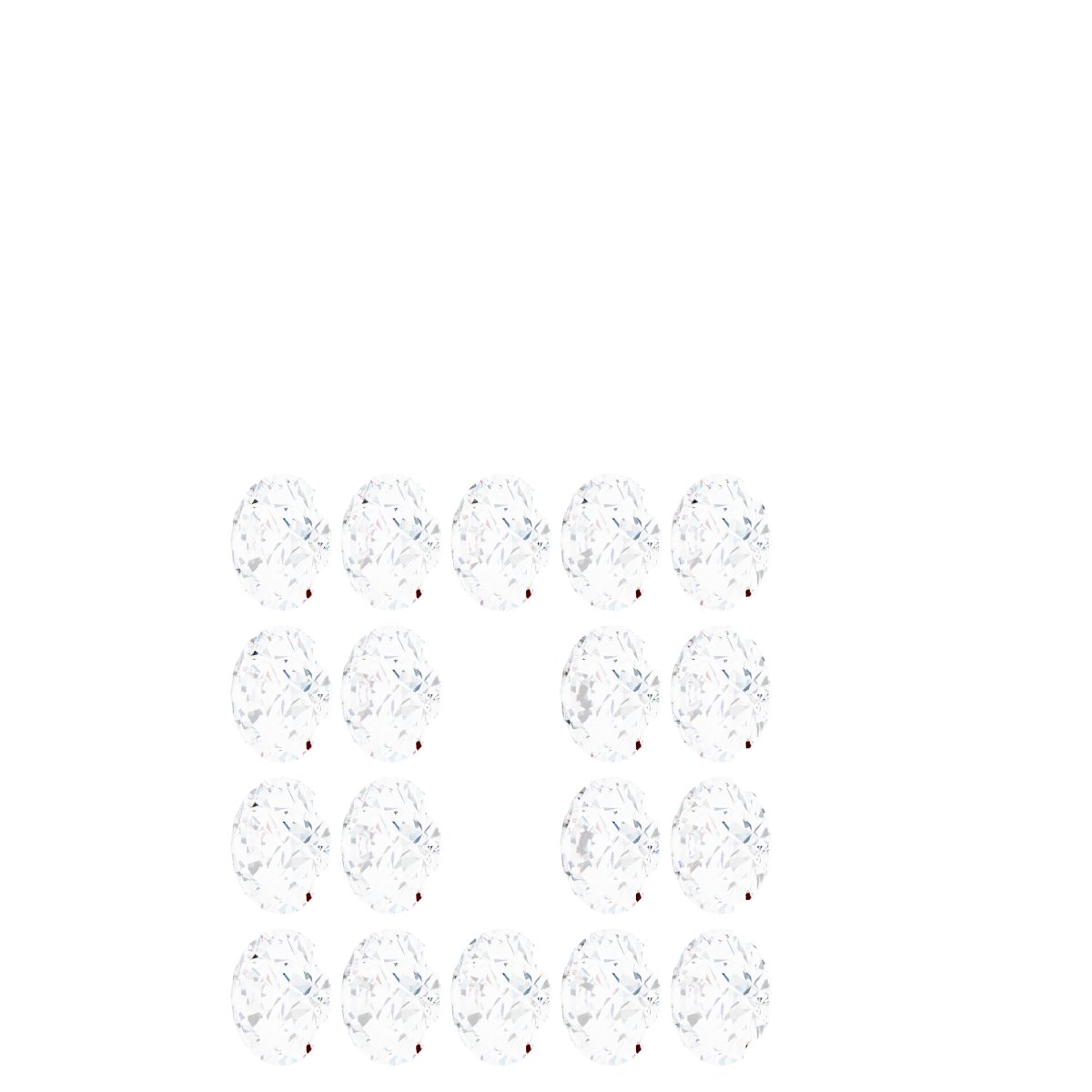 14K White Gold 1/2 CTW Natural Diamond Lock Pendant