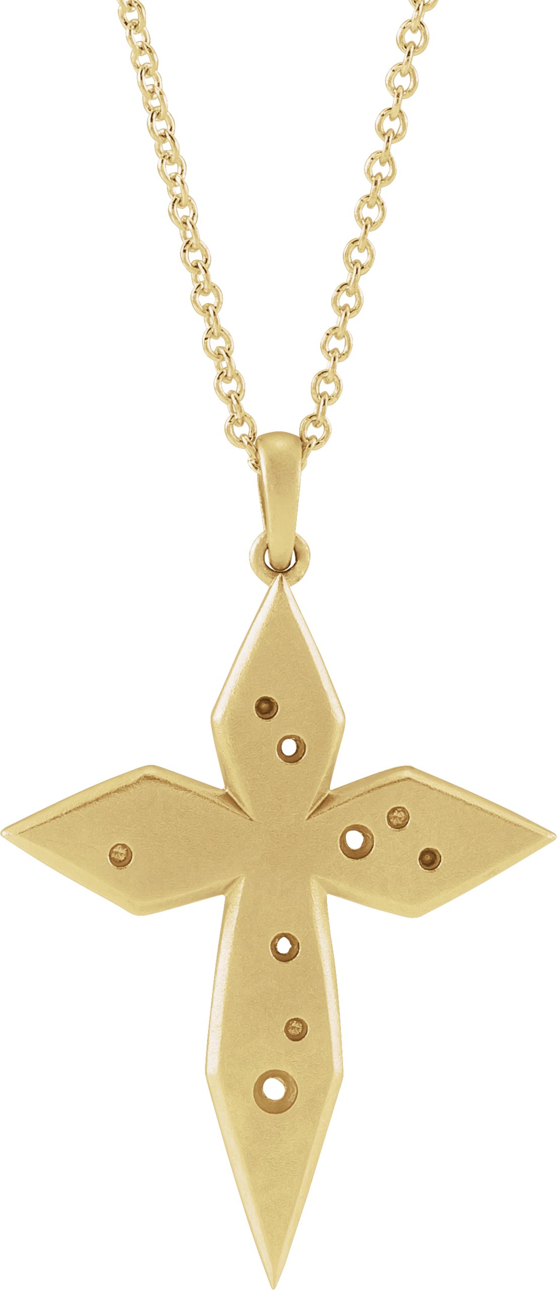 Accented Cross Necklace or Pendant