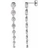 14K White 1 .75 CTW Lab Grown Diamond Earrings Ref. 17059027