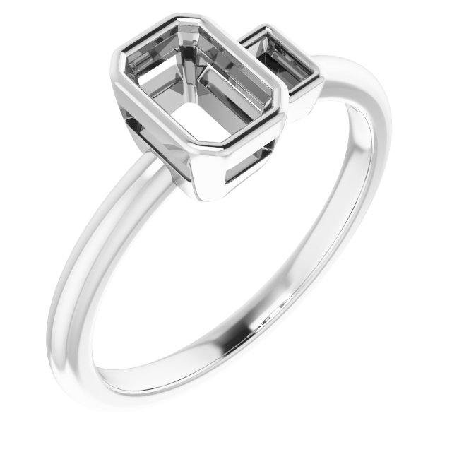 Accented Bezel-Set Ring
