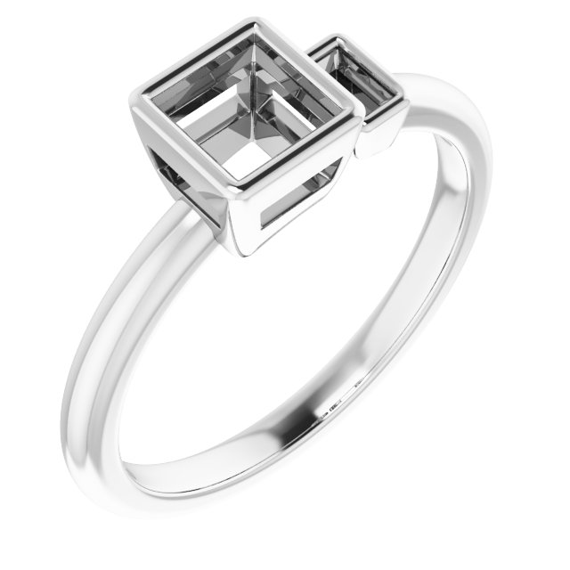 Accented Bezel-Set Ring