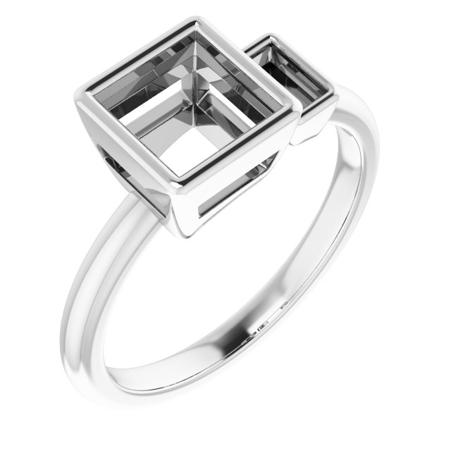 Accented Bezel-Set Ring