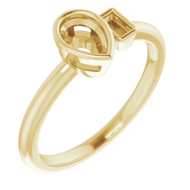 14k Yellow Gold