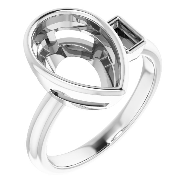 Accented Bezel-Set Ring