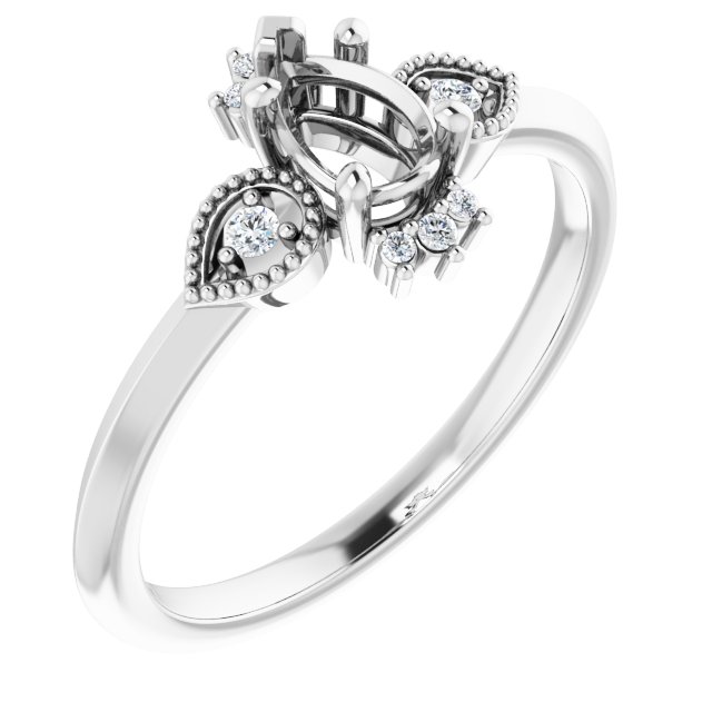 14k White Gold