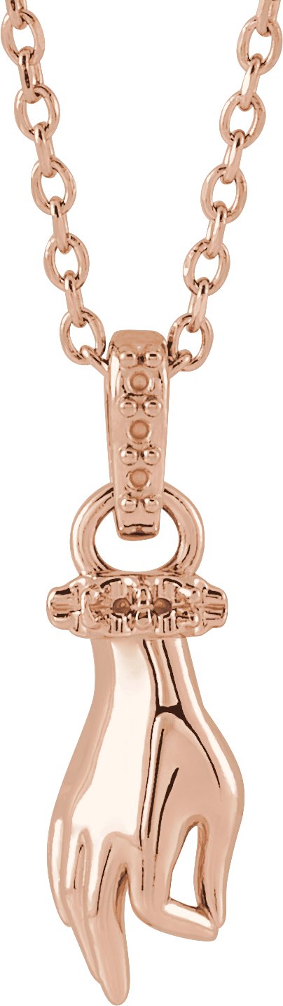 Hand of Buddha Necklace or Pendant