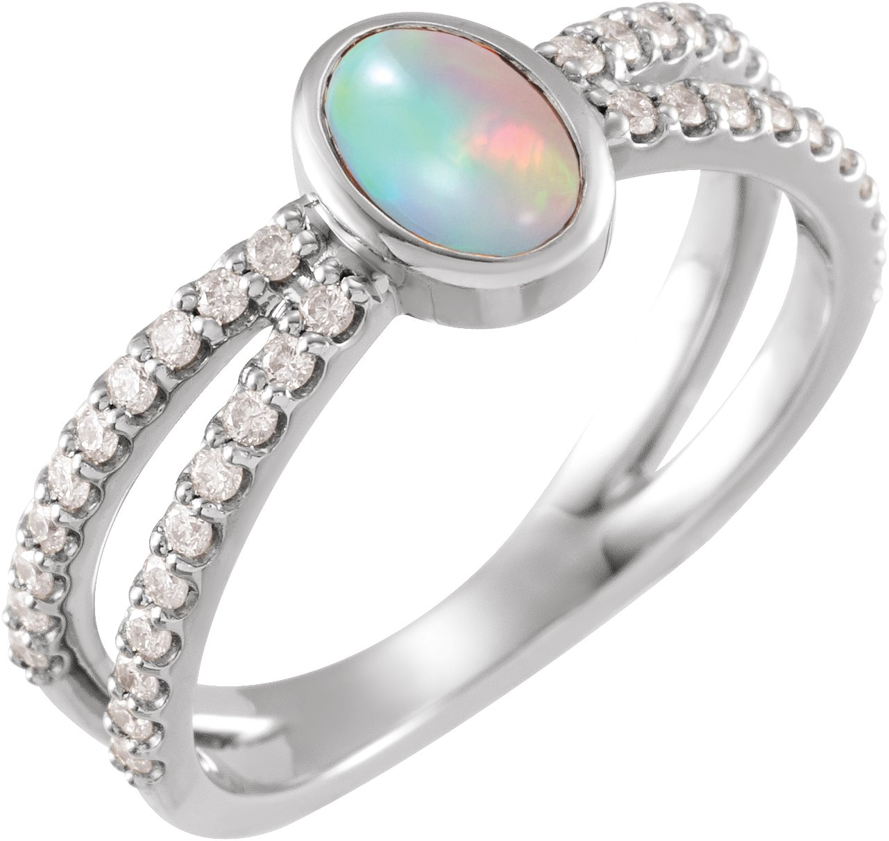 14k White Gold
