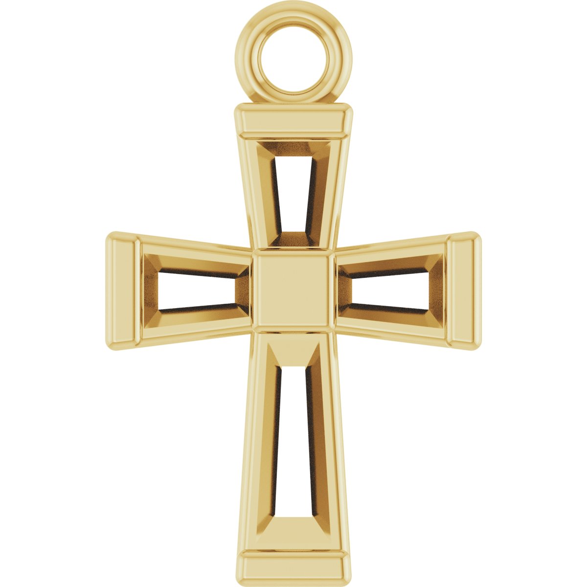Accented Cross Dangle
