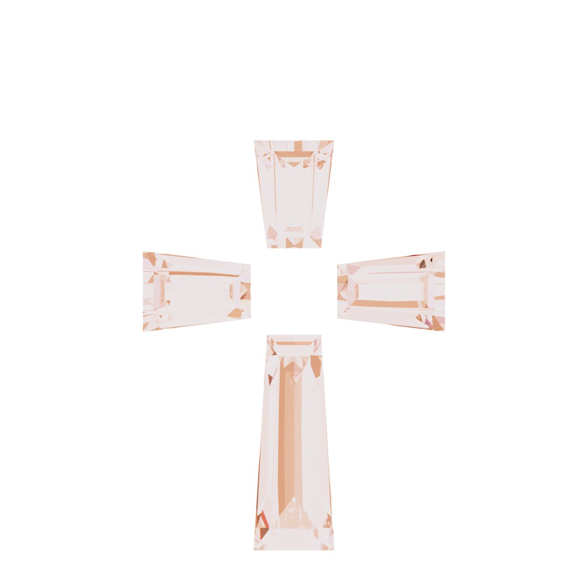 Accented Cross Dangle