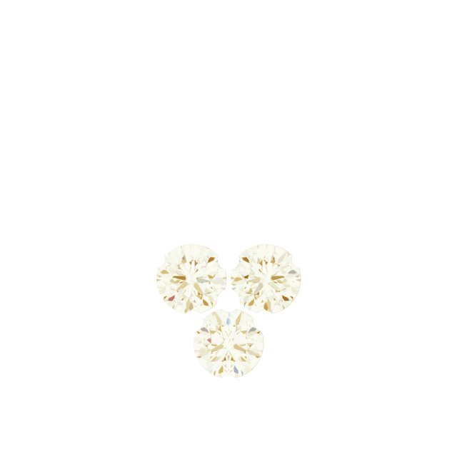 14K Жълто злато 1/5 CTW Lab-Grown Диамант Tapered Bail