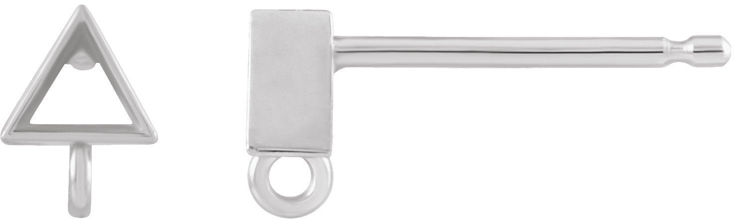 Bezel-Set Earring Top