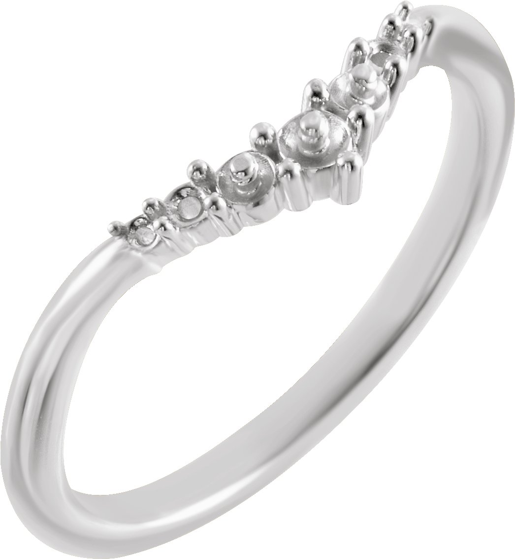 Graduated Pearl Contour Band