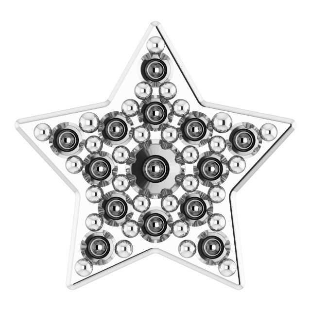 Star Necklace or Slide Pendant