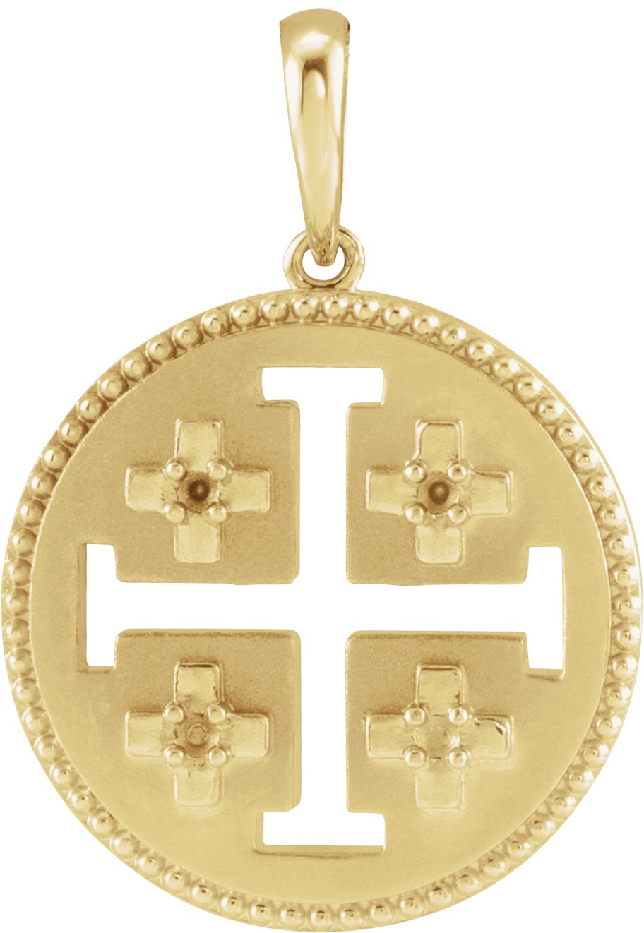 Jerusalem Cross Necklace or Pendant