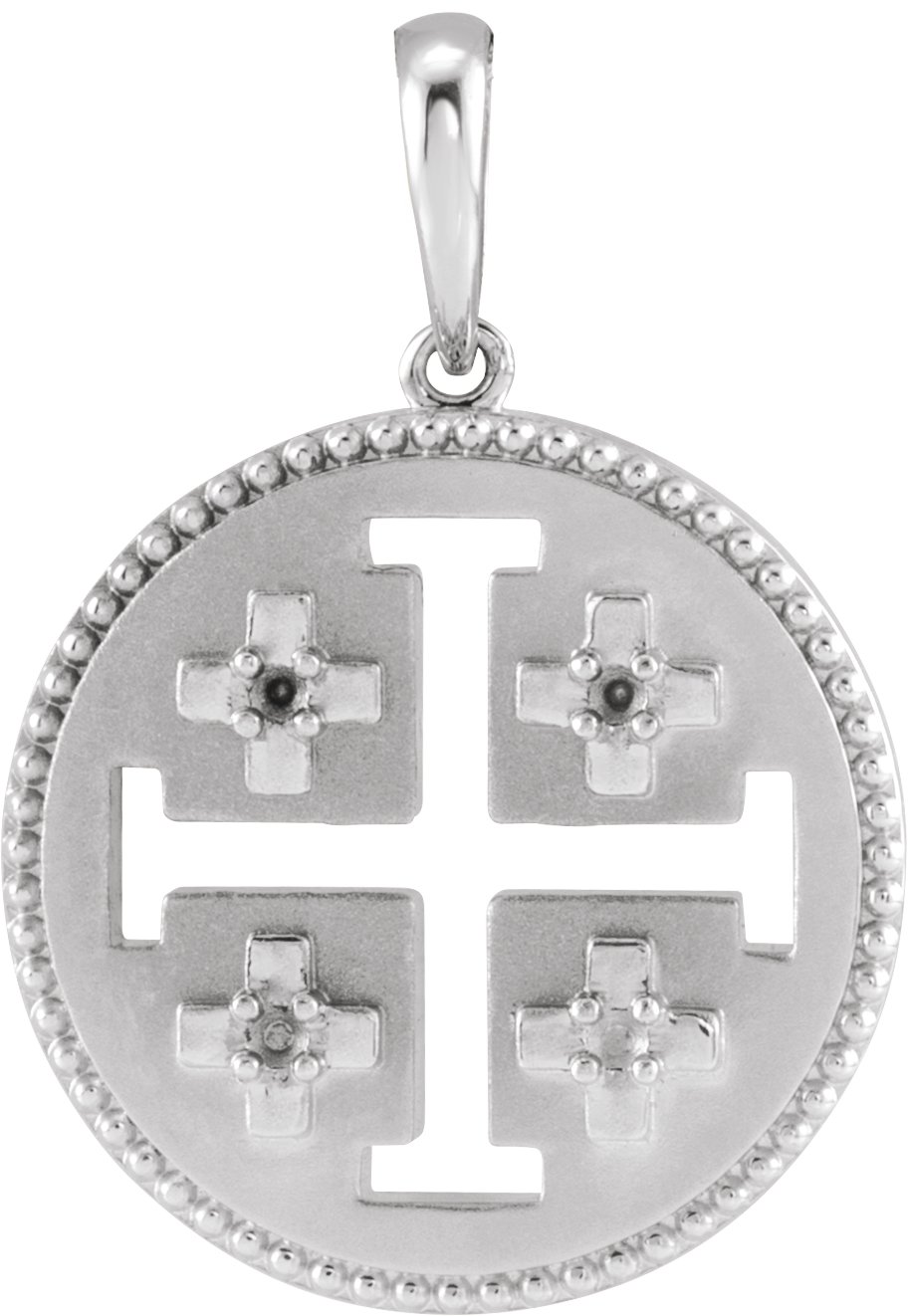 Jerusalem Cross Necklace or Pendant