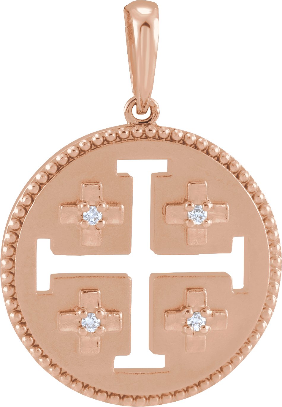 Jerusalem Cross Necklace or Pendant