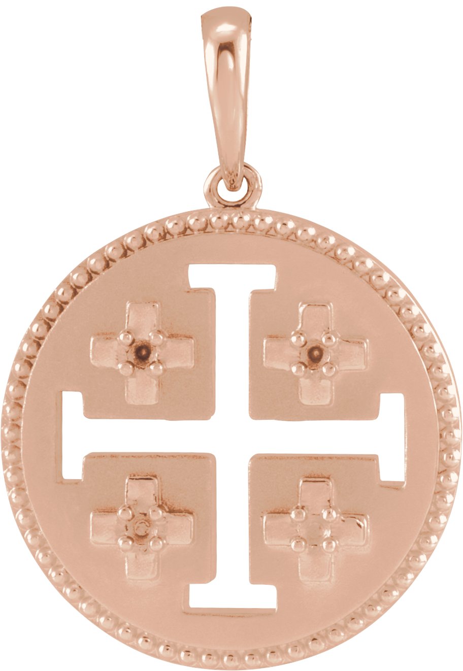 Jerusalem Cross Necklace or Pendant