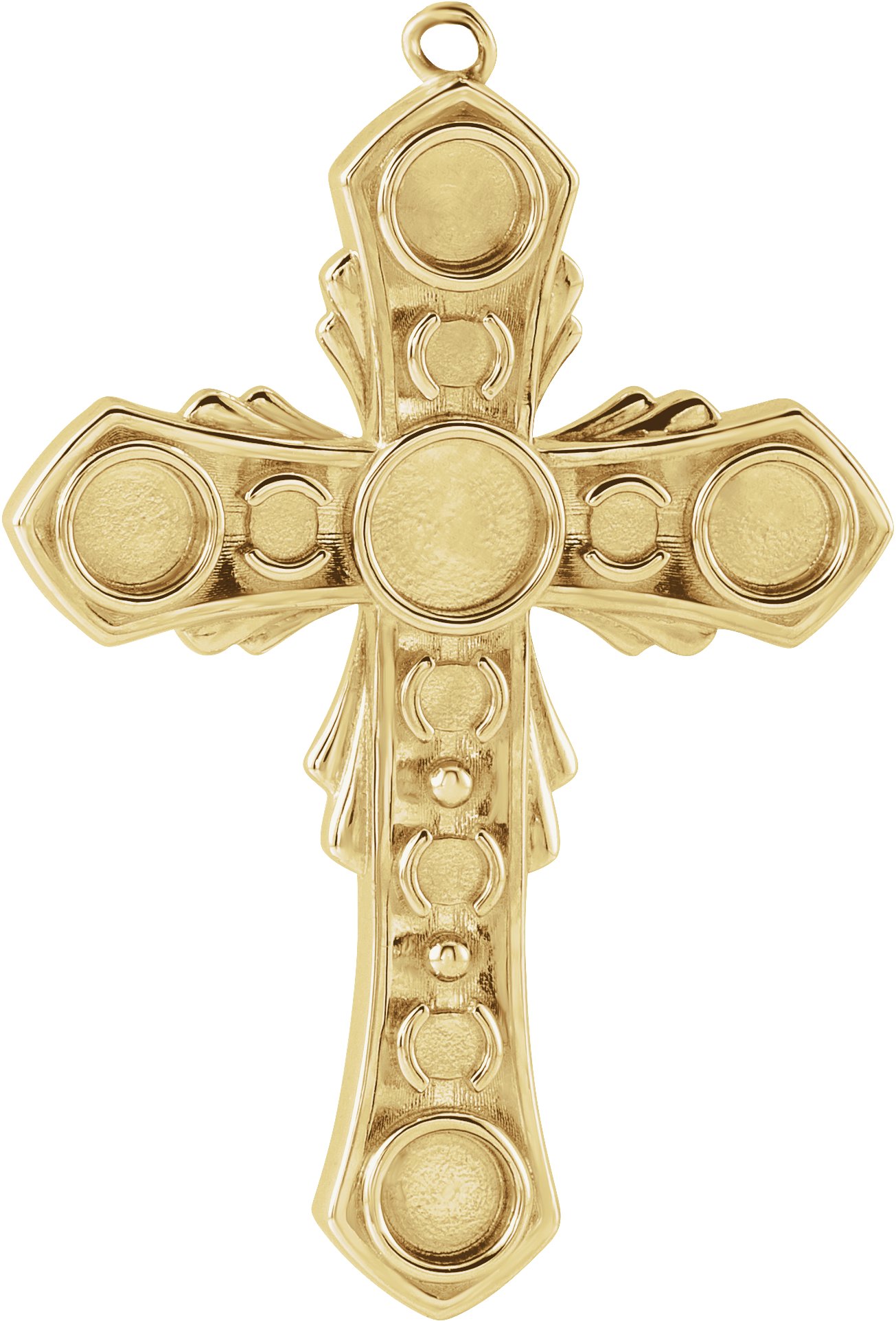 Cabochon Cross Dangle