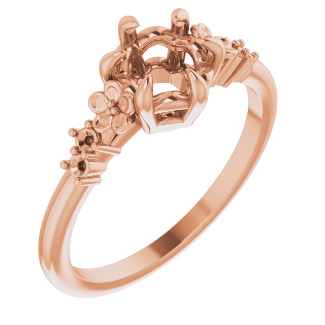 Accented Engagement Ring or Band
