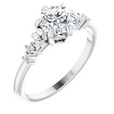 Floral Engagement Ring or Band