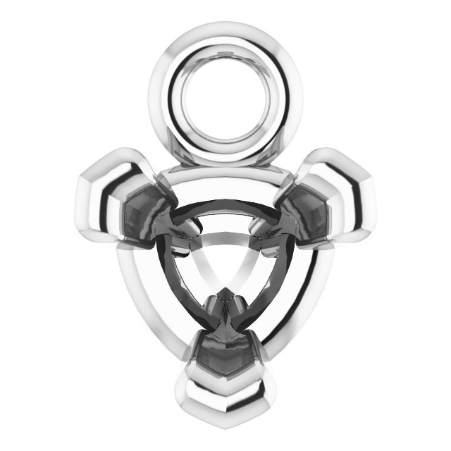 Round 4-Prong Basket Dangle
